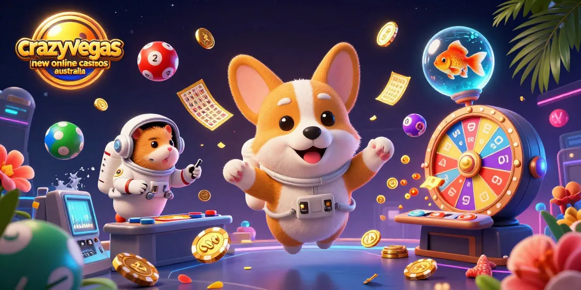 Engage with crazyvegas new online casinos australia through this vibrant casino space adventure.