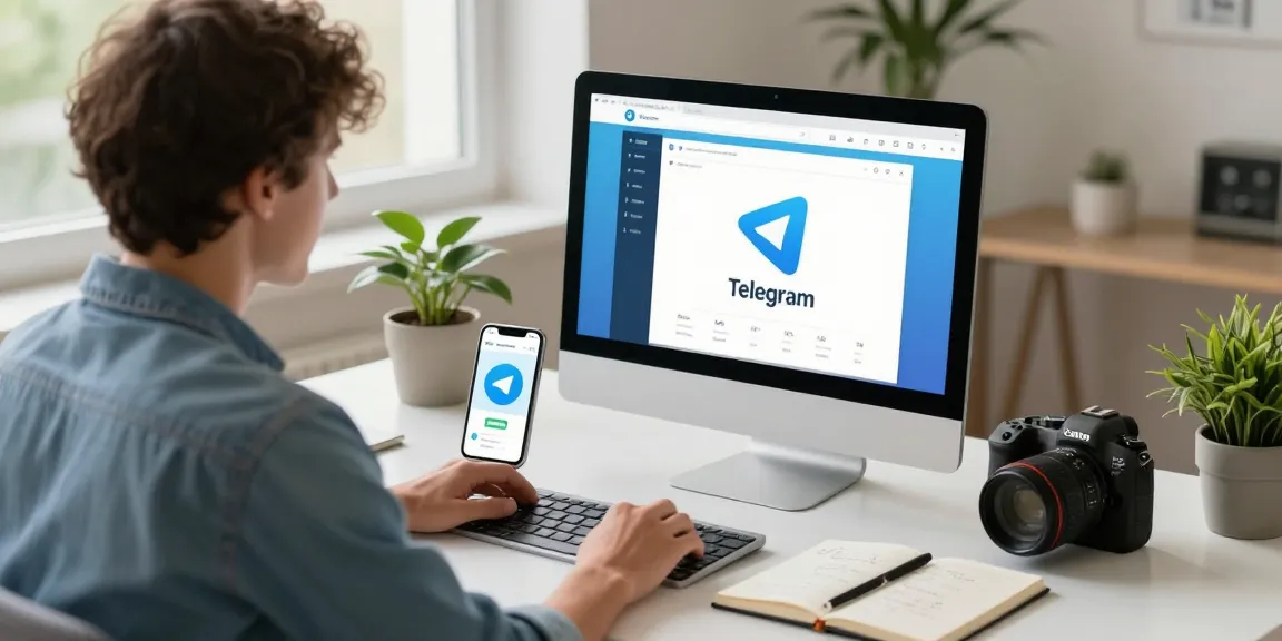 Engaging workspace using Telegram网页版 for seamless online communication.
