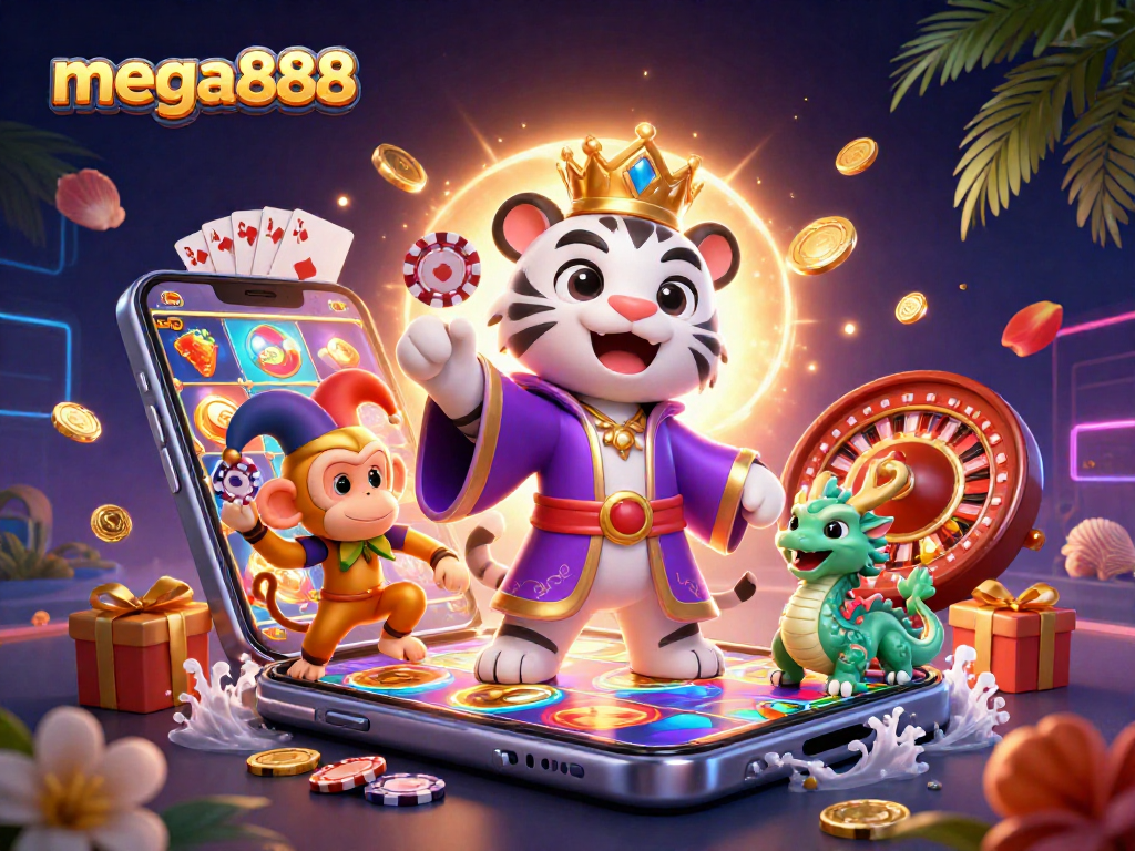 menikmati permainan mega888 dengan karakter menarik di kasino dalam talian