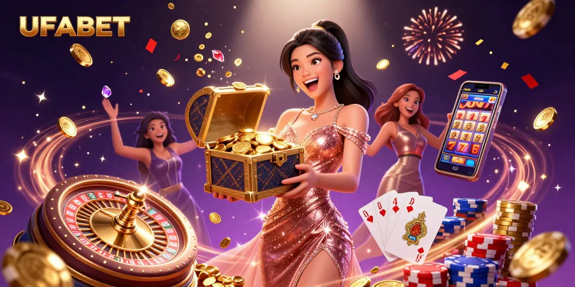 Experience the excitement of winning big at UFABET with our vibrant casino scene!